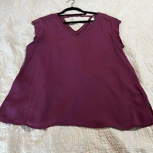 Burgundy Blouse